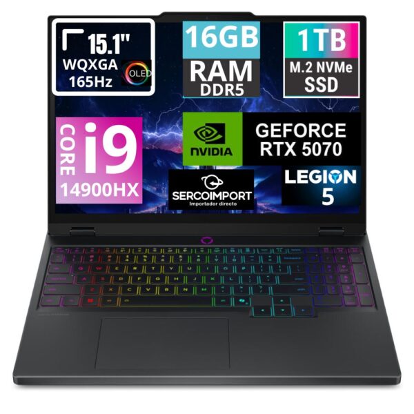 Lenovo Legion 5 i9 14900HX 1Tb SSD 16gb 15.1" WQXGA RTX 5070