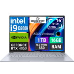 Notebook Asus Vivobook K3605 16" FHD+ 120Hz i9 13900H 1Tb 16gb RTX 4050