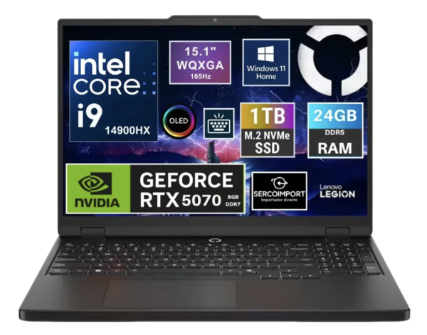 Lenovo Legion 5 15IRX10 15 WUXGA Oled i9 14900HX 1Tb 24Gb RTX 5070