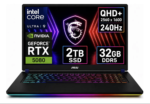Laptop Msi Vector 2025 16hx Ai Qhd+ U9 275hx 2tb/32 Rtx 5080