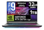 Laptop Asus Rog Strix G615lr 16" 2.5k 240Hz Ultra 9 275HX 1TB SSD / 32GB RAM RTX 5070ti 12GB