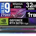 Laptop Asus Rog Strix G615lr 16" 2.5k 240Hz Ultra 9 275HX 1TB SSD / 32GB RAM RTX 5070ti 12GB