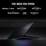 Laptop Asus Rog Strix G615lr 16" 2.5k 240Hz Ultra 9 275HX 1TB SSD / 32GB RAM RTX 5070ti 12GB - Imagen 7