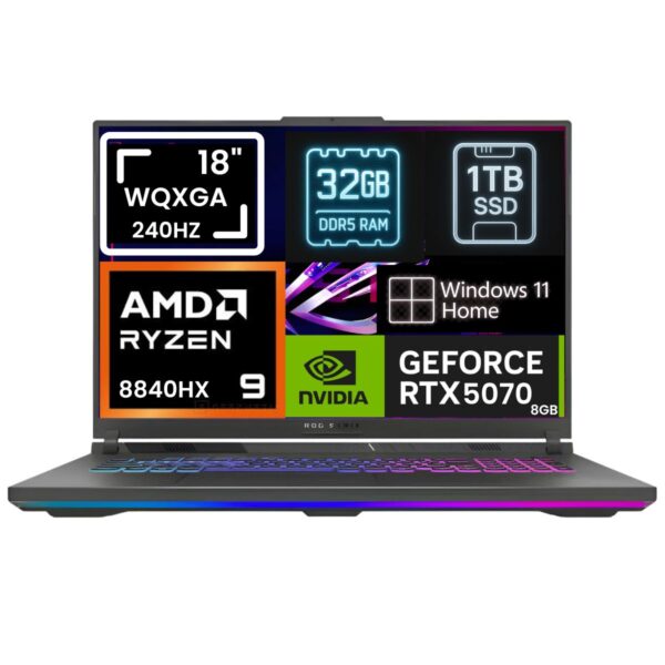 Asus Rog Strix G18 (2025) WQXGA Ryzen 9 8940HX 2Tb 64gb RTX 5070