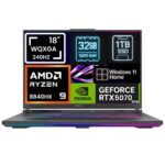 Asus Rog Strix G18 2.5K Ryzen 9 8840HS 1Tb 32gb RTX 5070