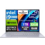 Notebook Asus Vivobook K3605 16" FHD+ 120Hz i9 13900H 1Tb 32gb RTX 4050