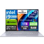 Notebook Asus Vivobook K3605 16" FHD+ 120Hz i9 13900H 1Tb 48gb RTX 4050