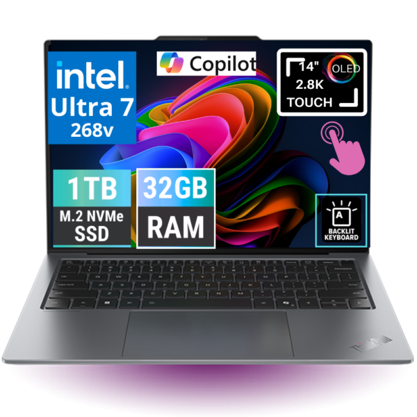 Lenovo Thinkpad X9 14 Gen Aura Edition 14" QHD+ 2,8K Oled Touchscreen 120Hz U7 268v SSD 1Tb 32gb W11Pro